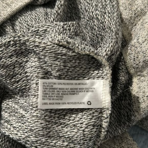 Ava & Viv X Cowl Neck Long Sleeve Pullover Sweater Gray - Picture 4 of 8